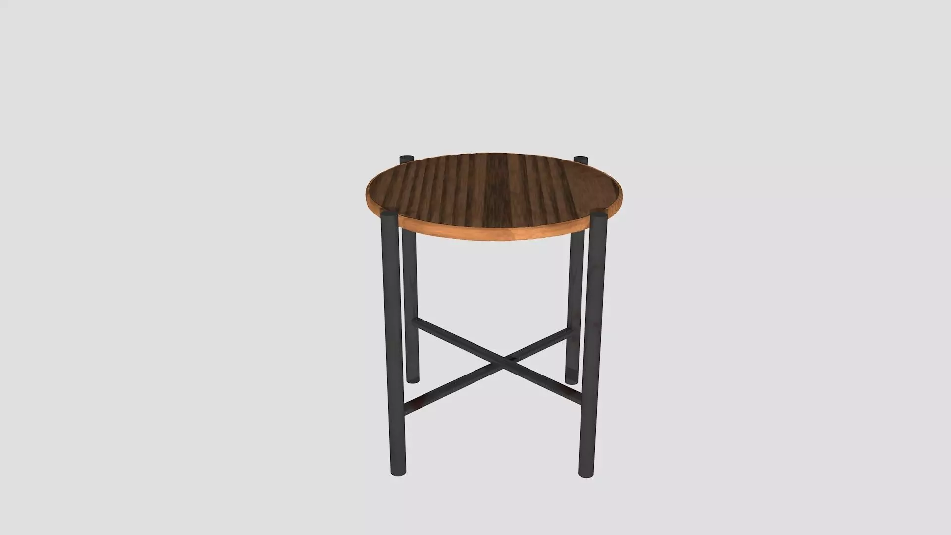 table round bar stool - person 3D model_0