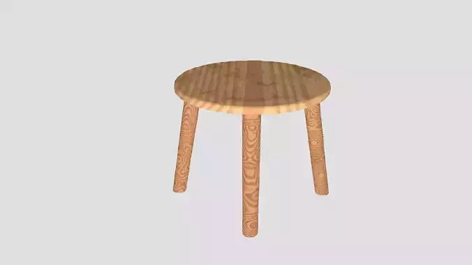 table wooden stool