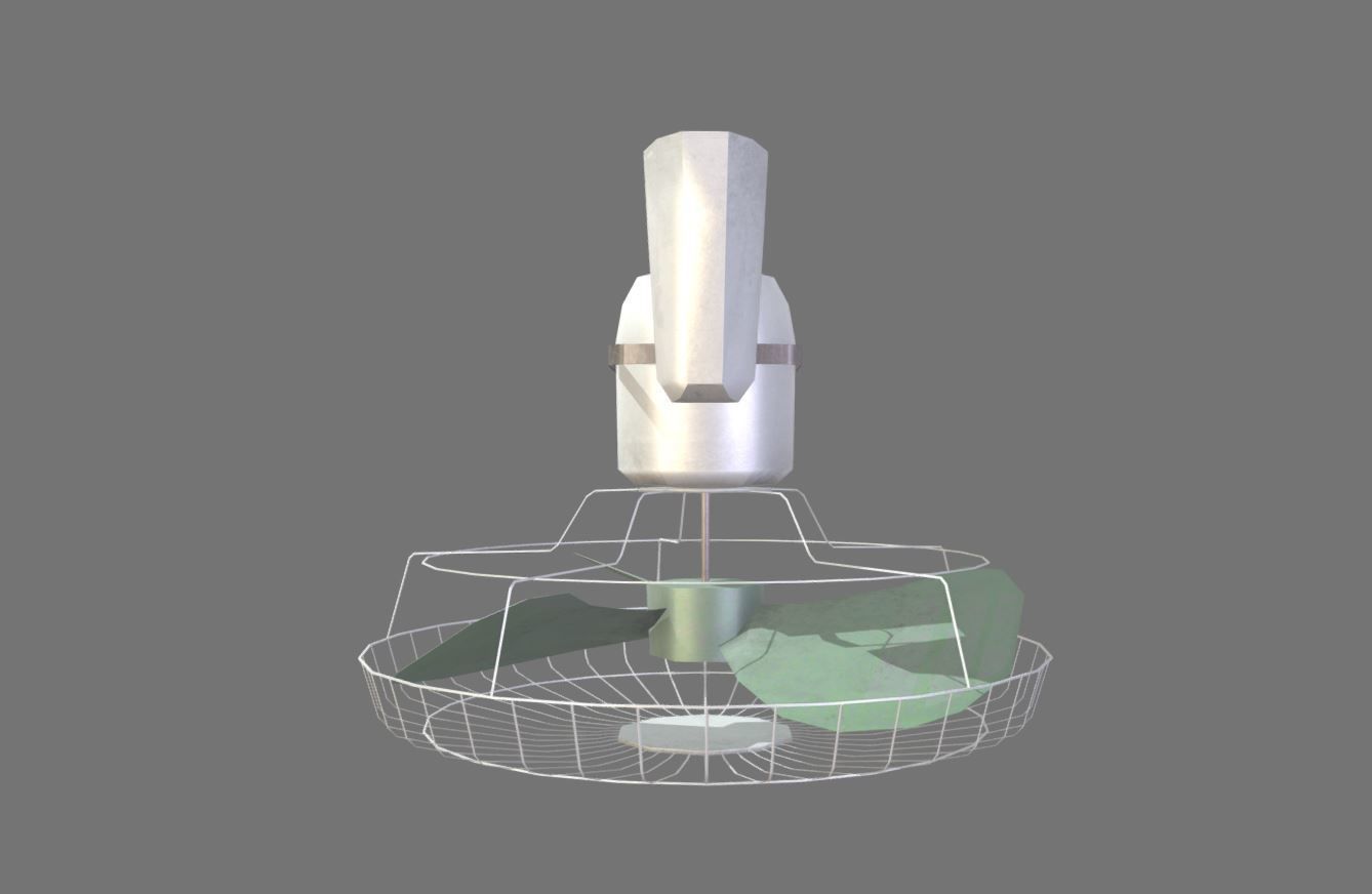 Ceiling Fan 3D model_3