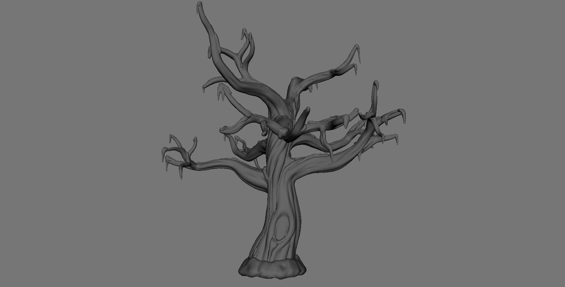 Snow Tree 3D model_3