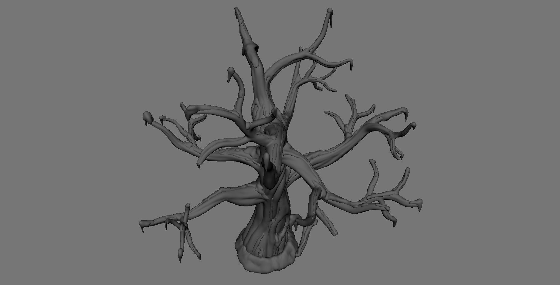 Snow Tree 3D model_10