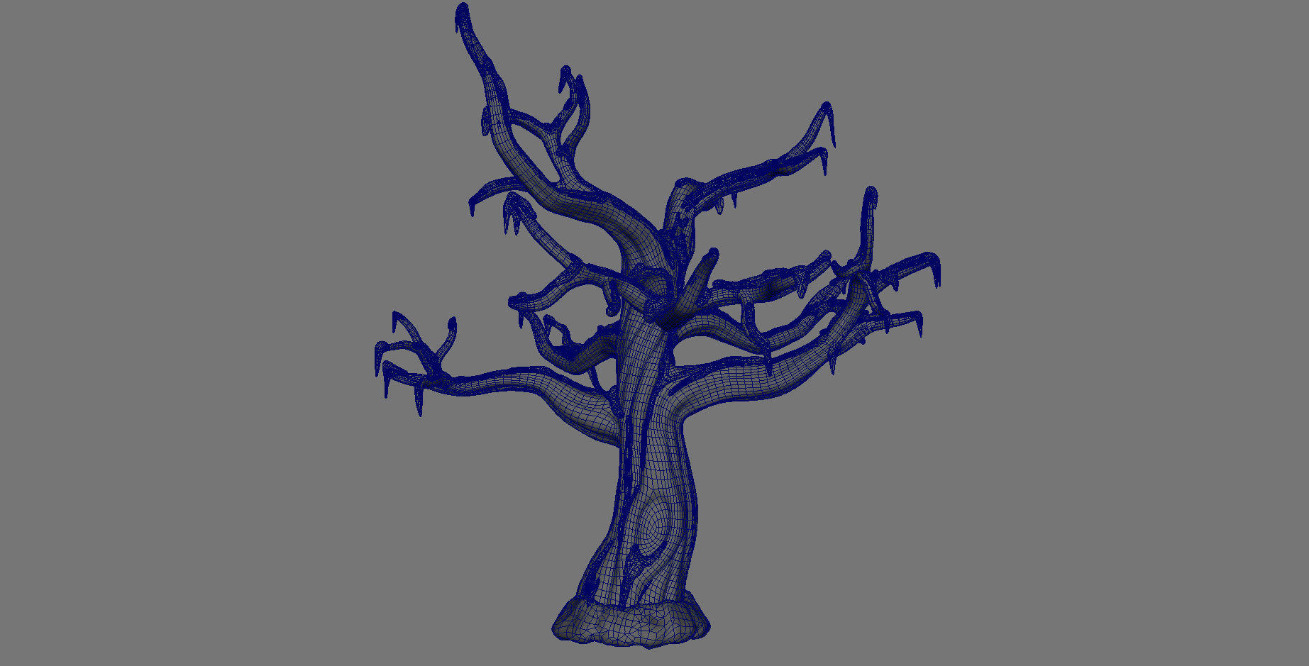 Snow Tree 3D model_5