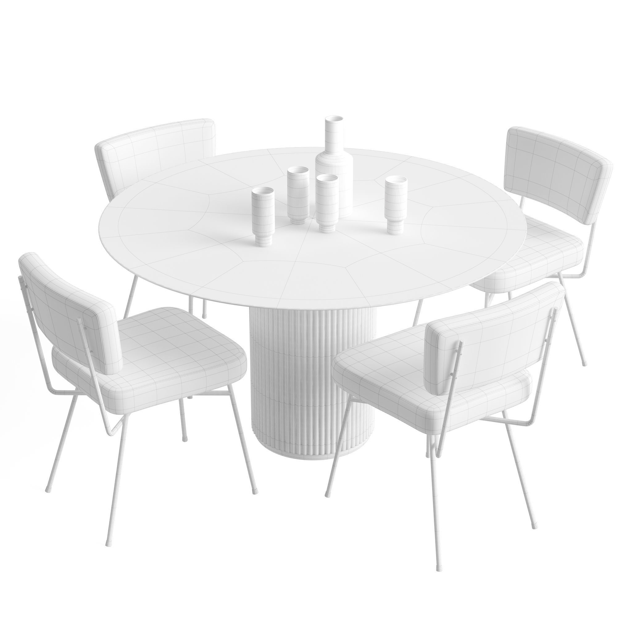 Table and Chair collection model _24