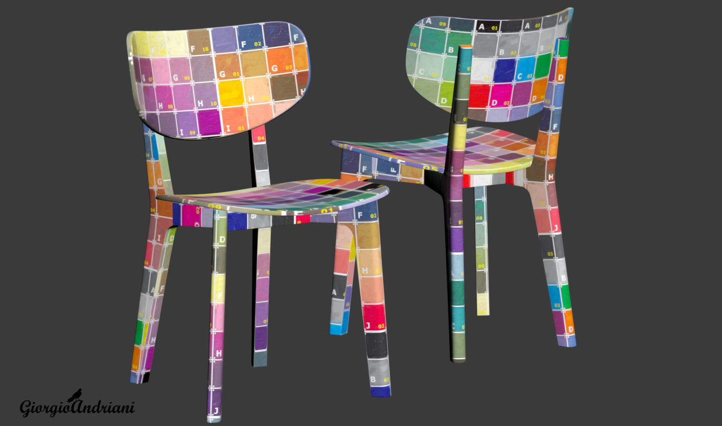 Table and Chair collection model _40
