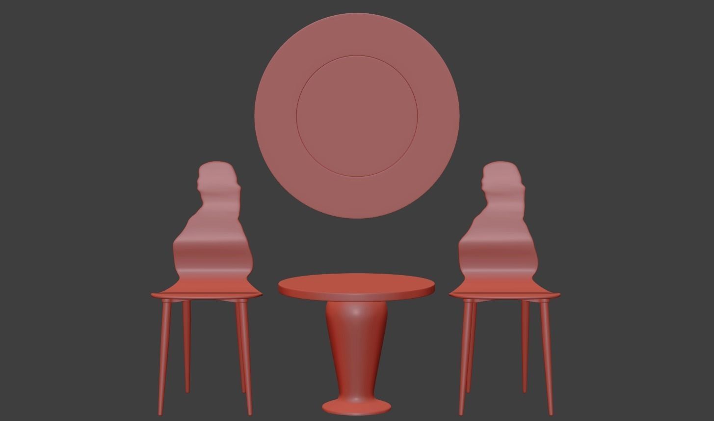 Table and Chair collection model _142