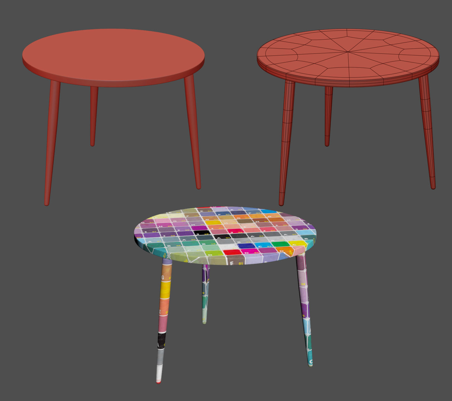 Table and Chair collection model _103