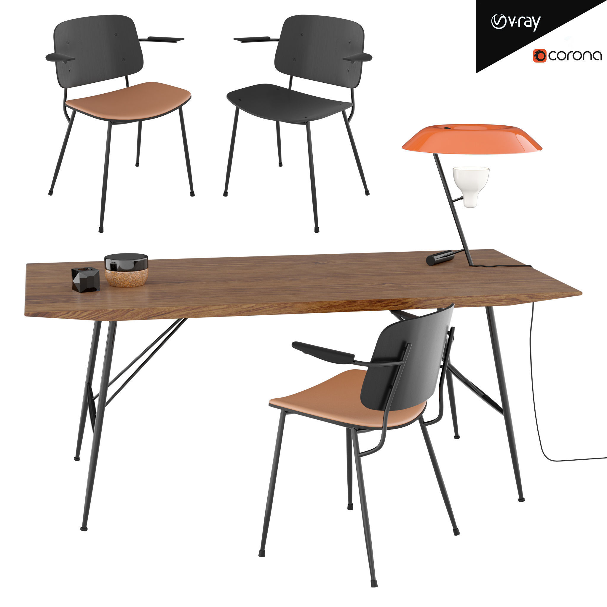 Table and Chair collection model _75