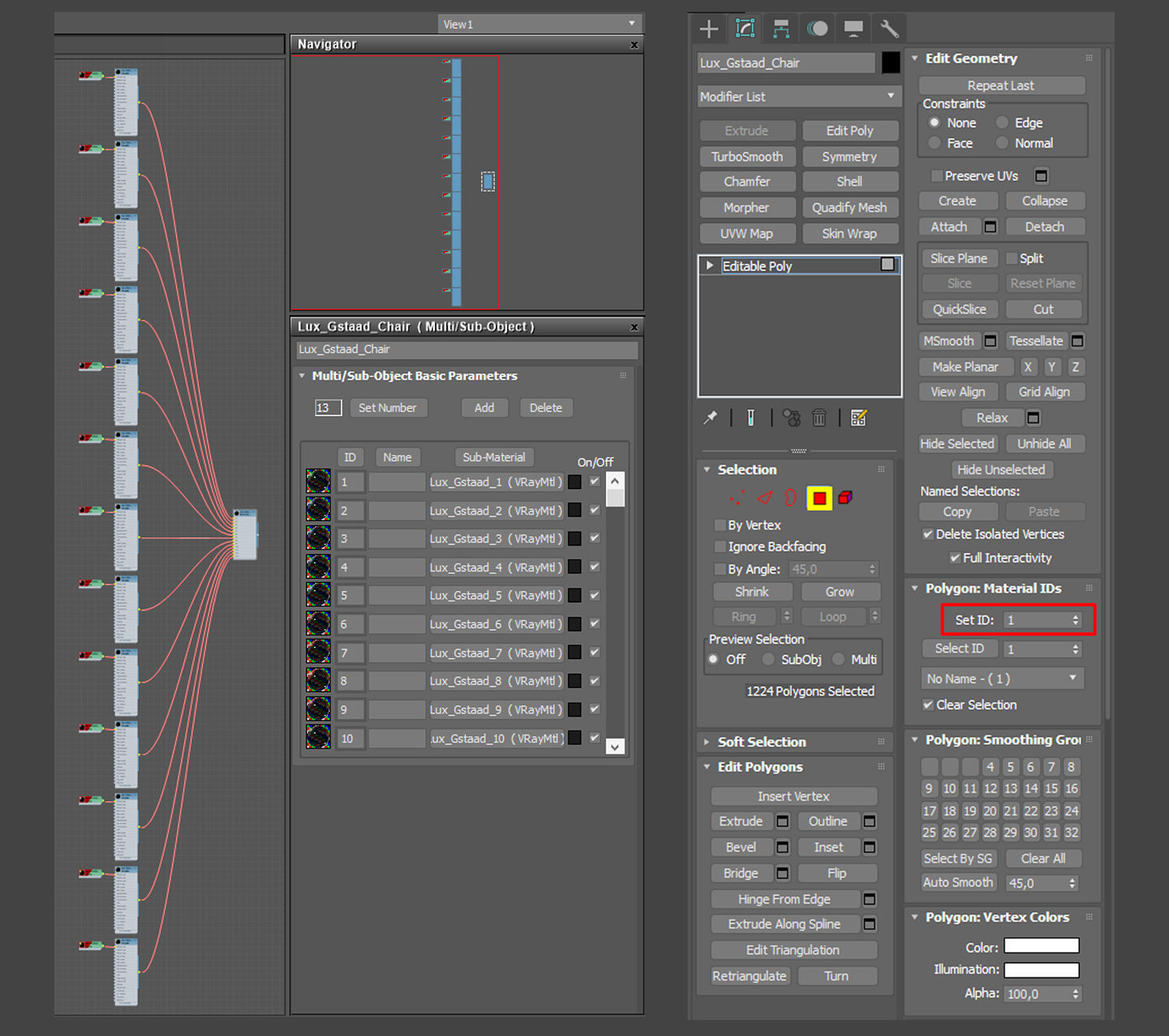 Table and Chair collection model _134