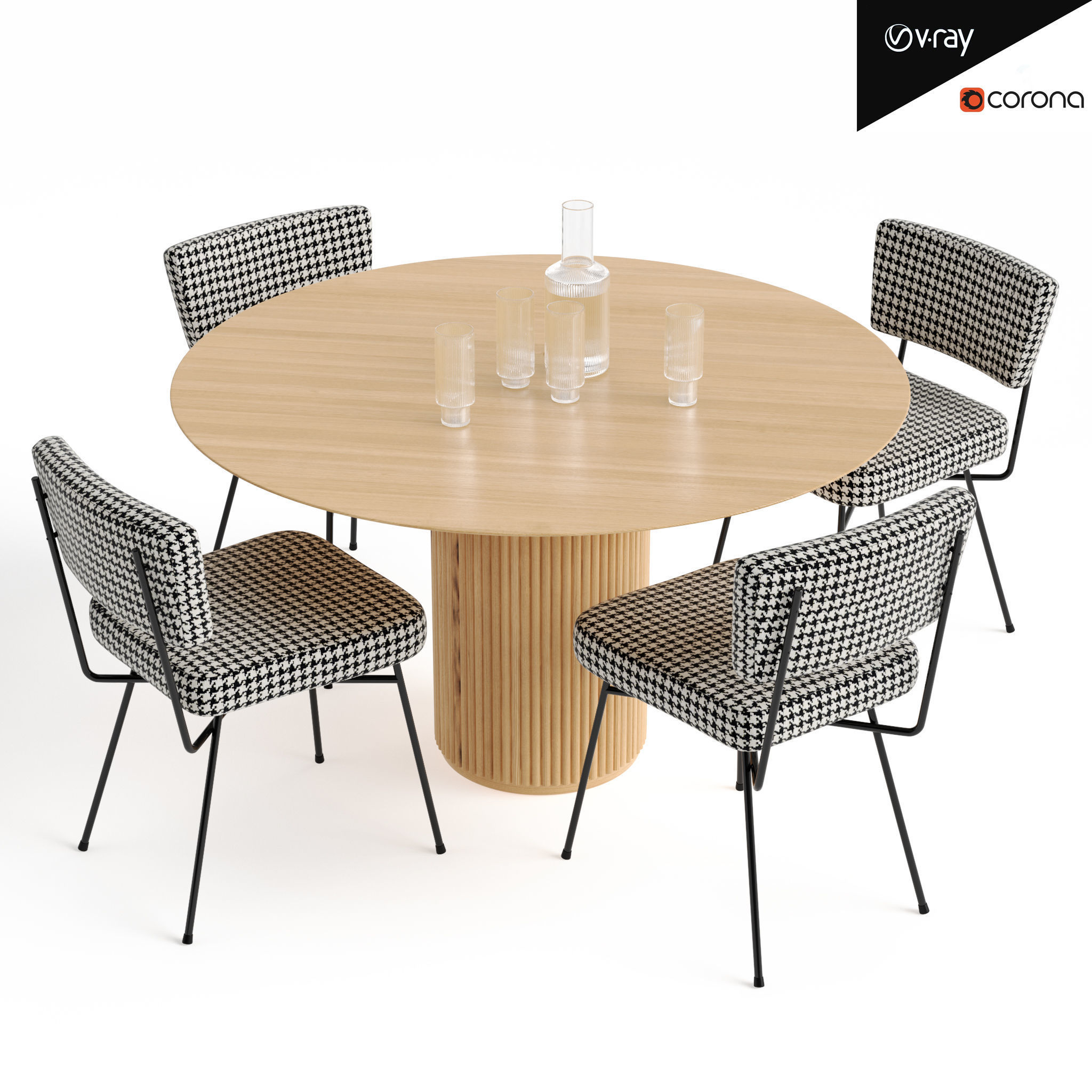 Table and Chair collection model _19