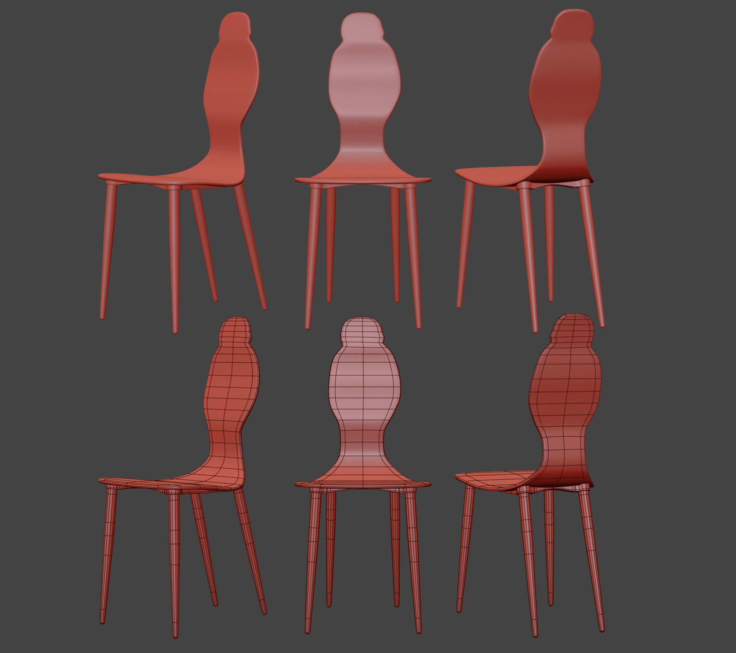 Table and Chair collection model _132
