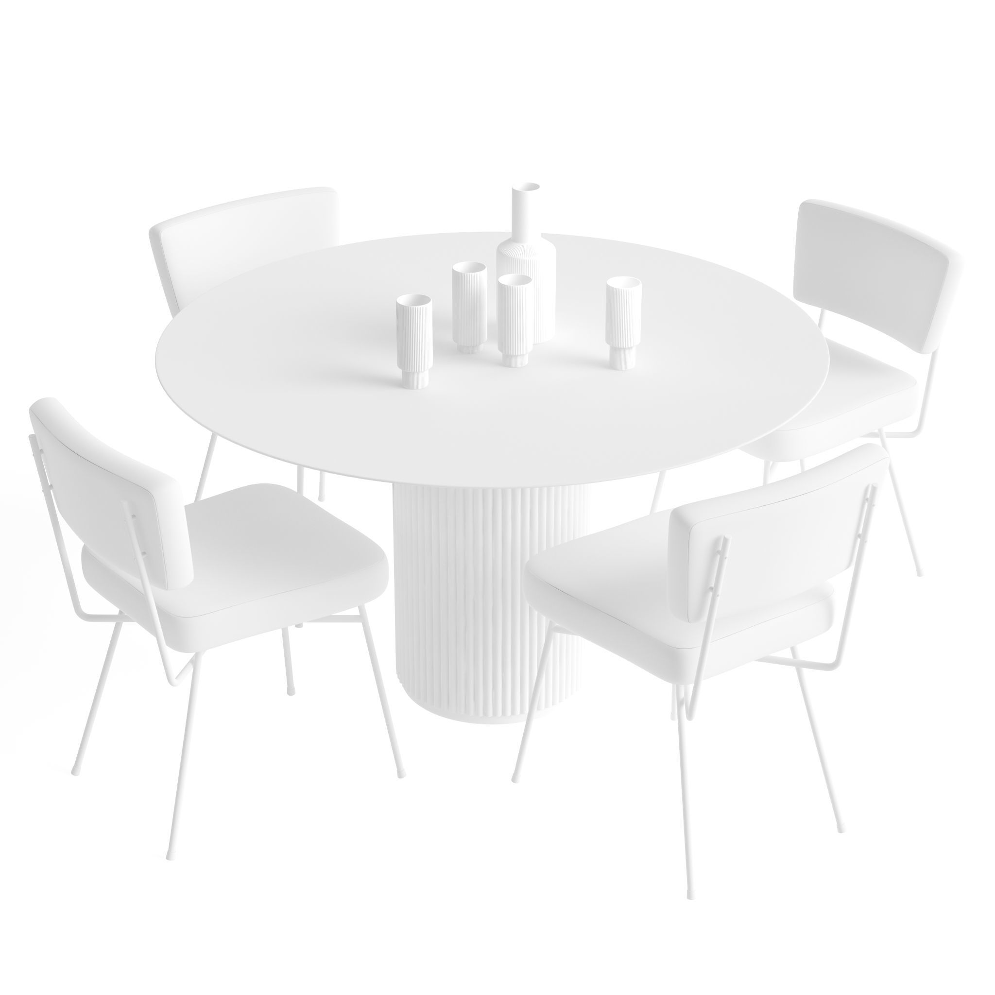 Table and Chair collection model _23