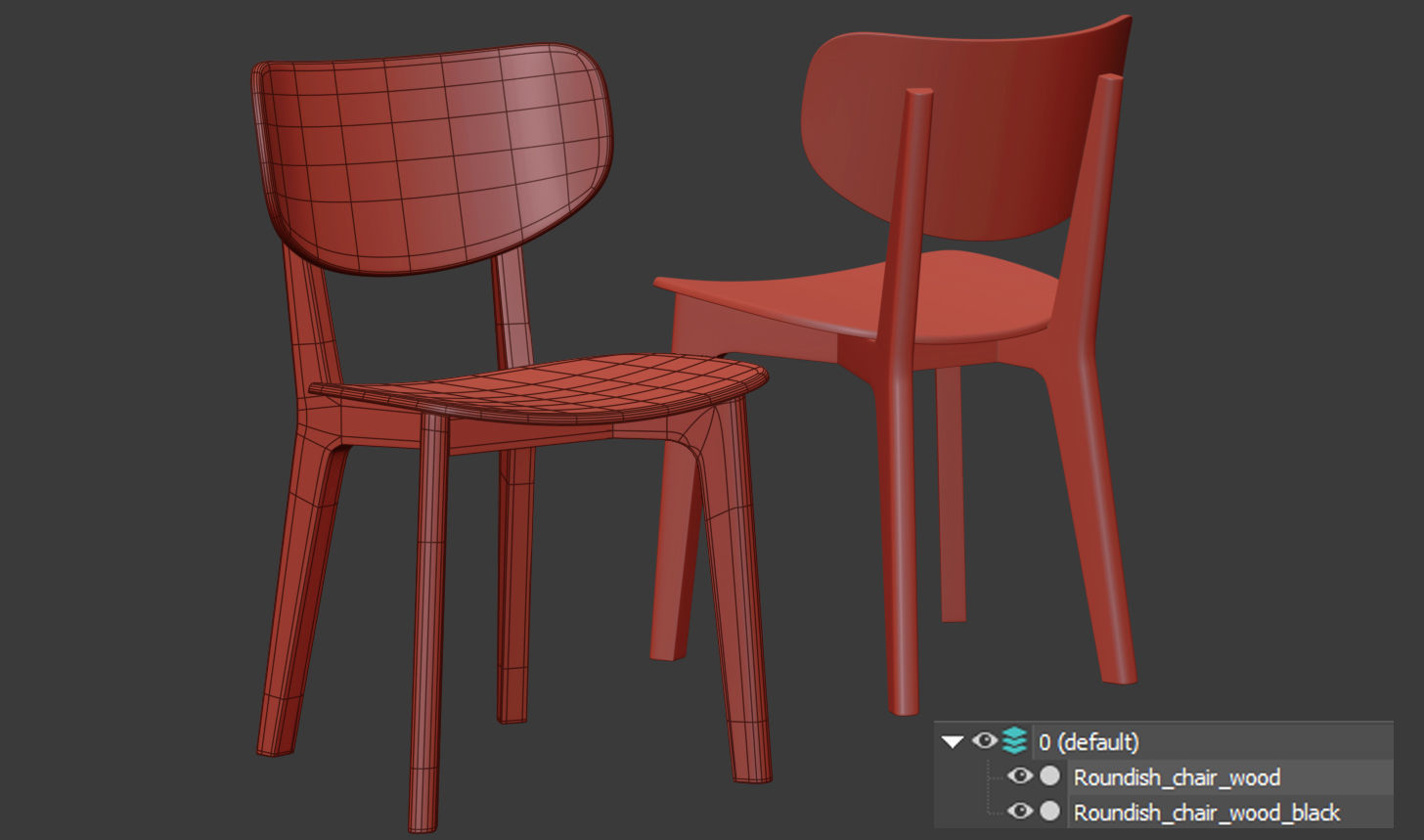 Table and Chair collection model _39