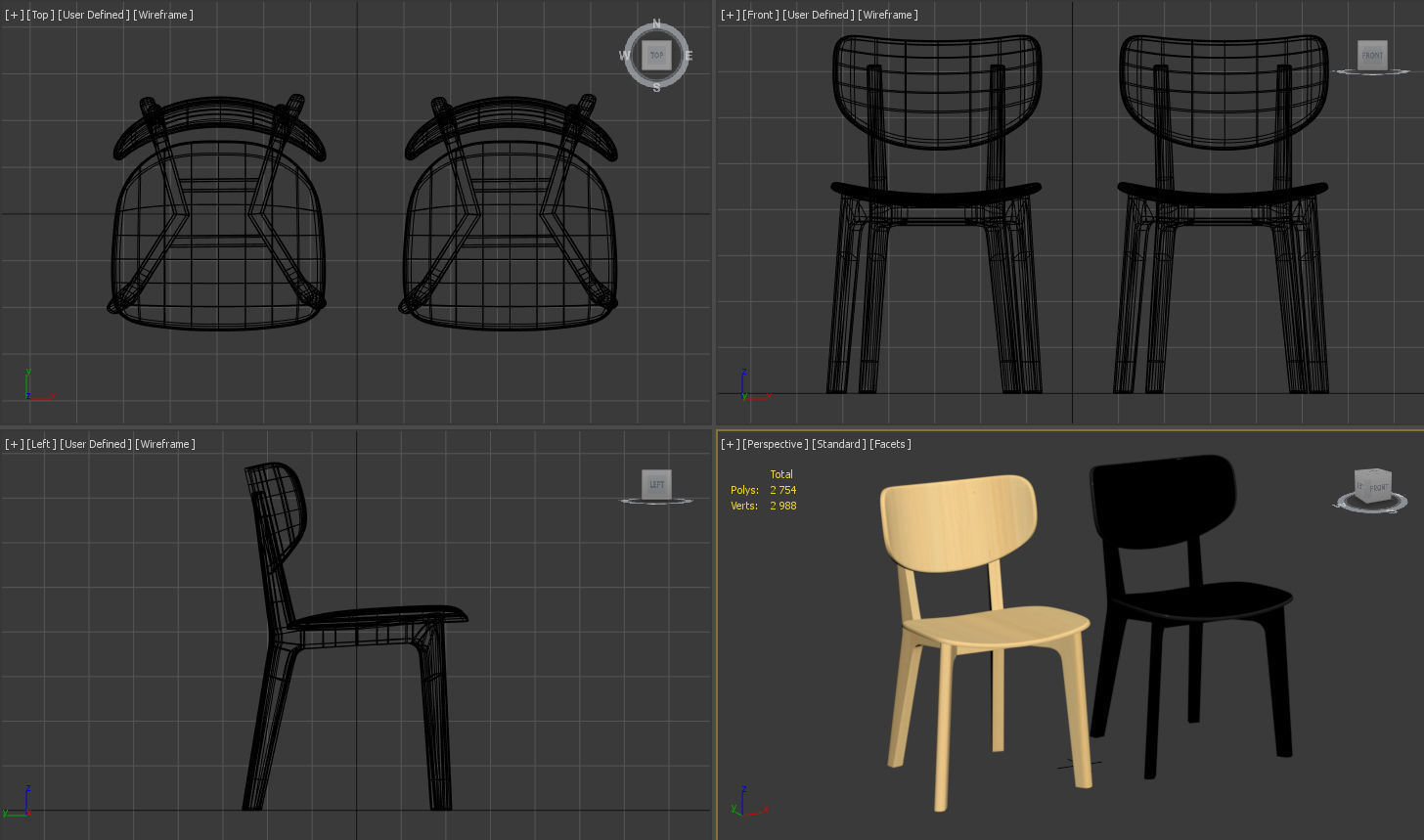 Table and Chair collection model _41