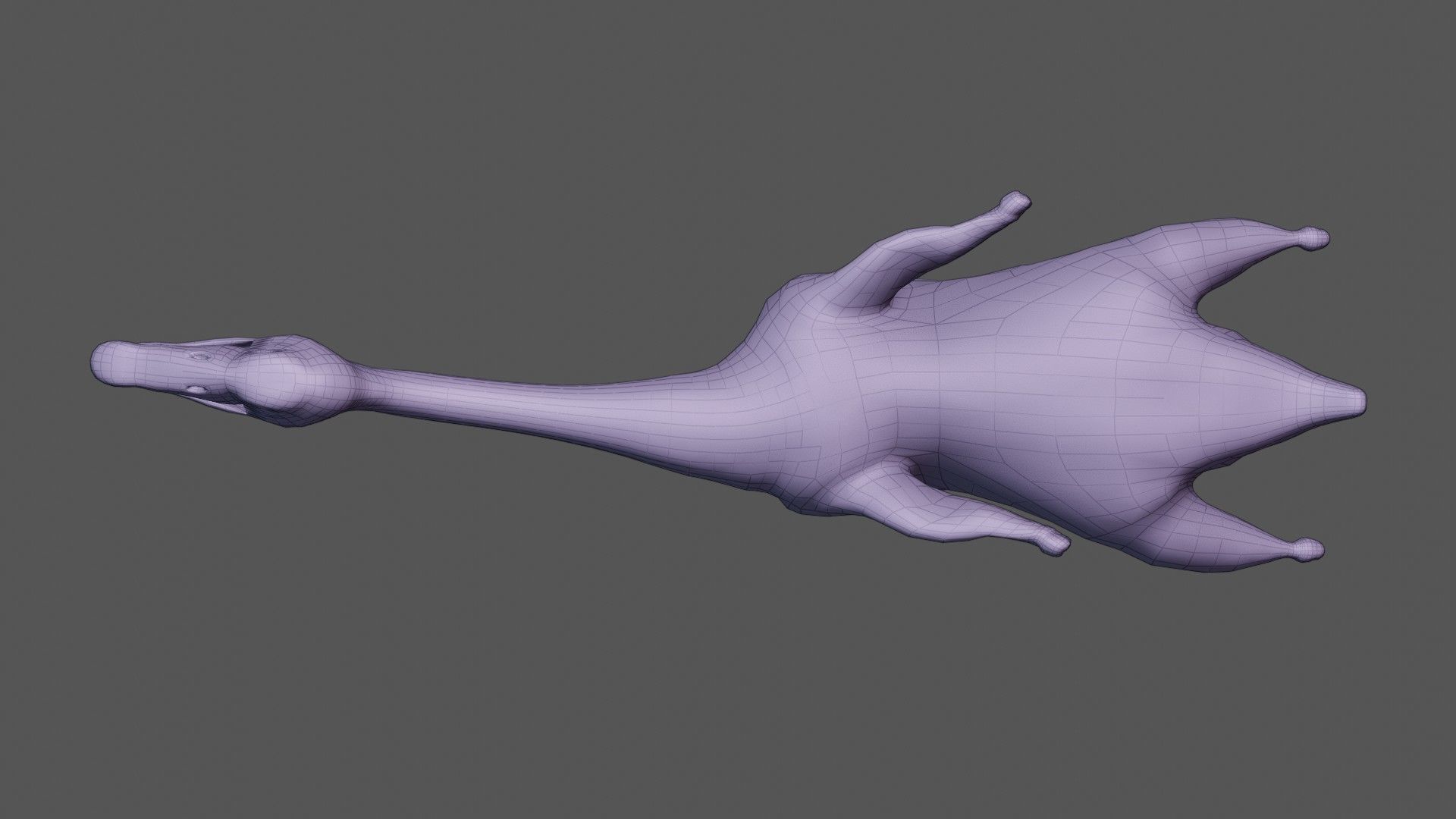 Duck rigged 3D model_4