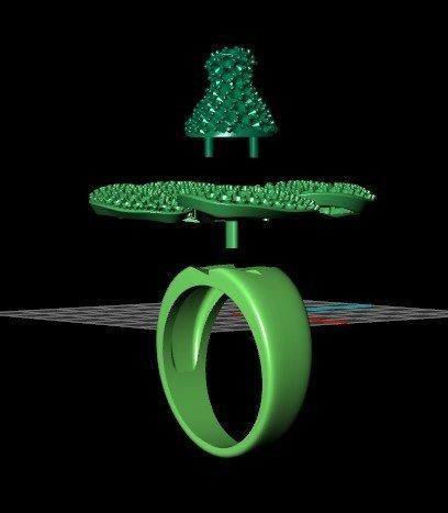 RING bi 1 3D print model_3