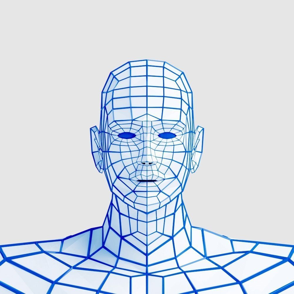 Men Pack Low-poly 3D model_6