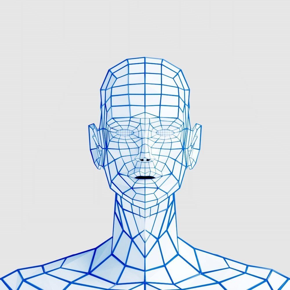 Men Pack Low-poly 3D model_9