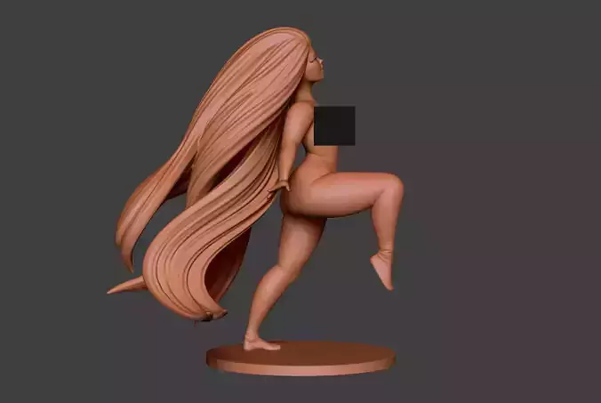 Woman Sculpture Hair 1