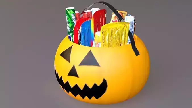 Candy Pumkin 3D model