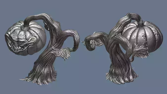 Halloween Pumpkin statue