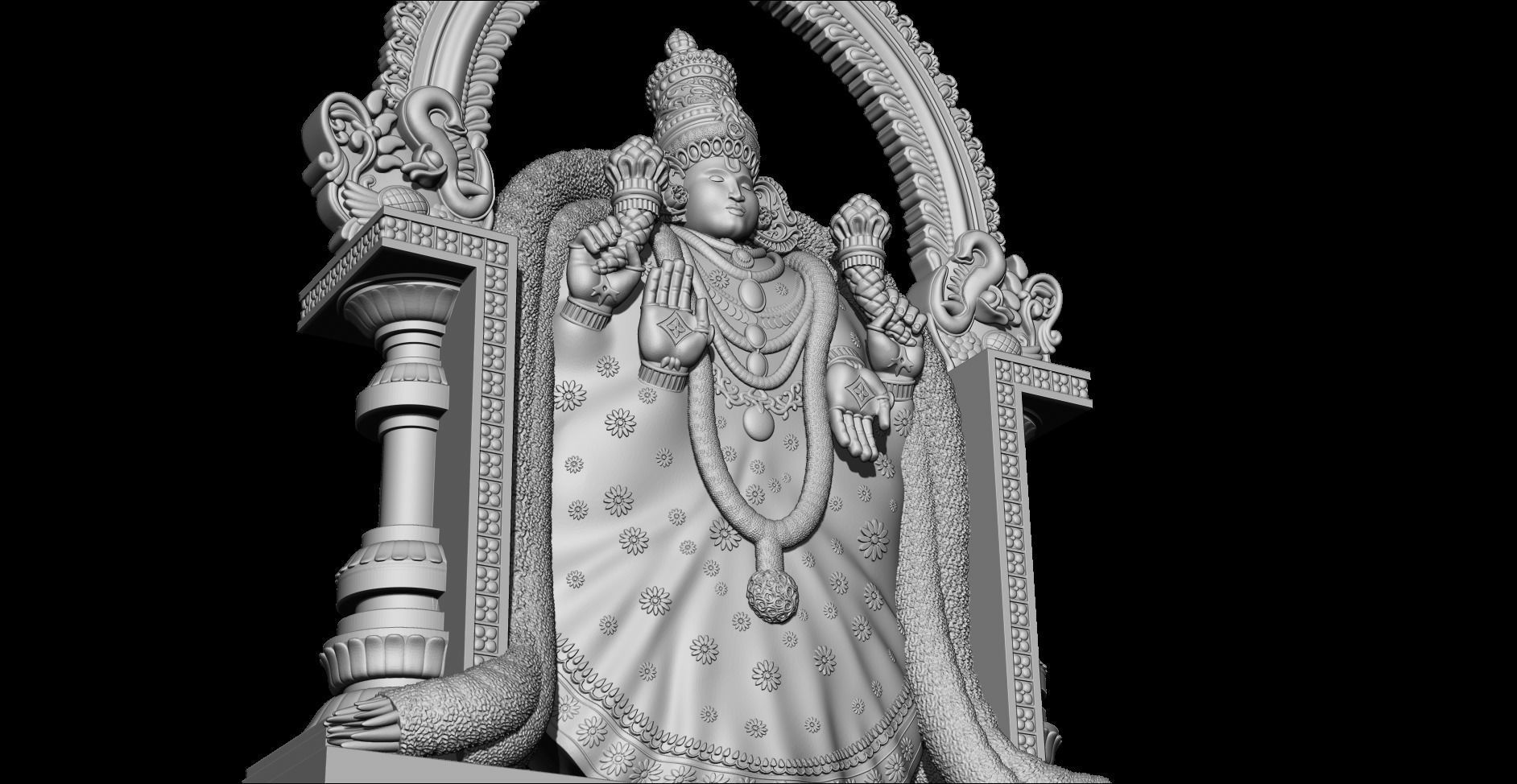 Tirupati Balaji 3D print model_4