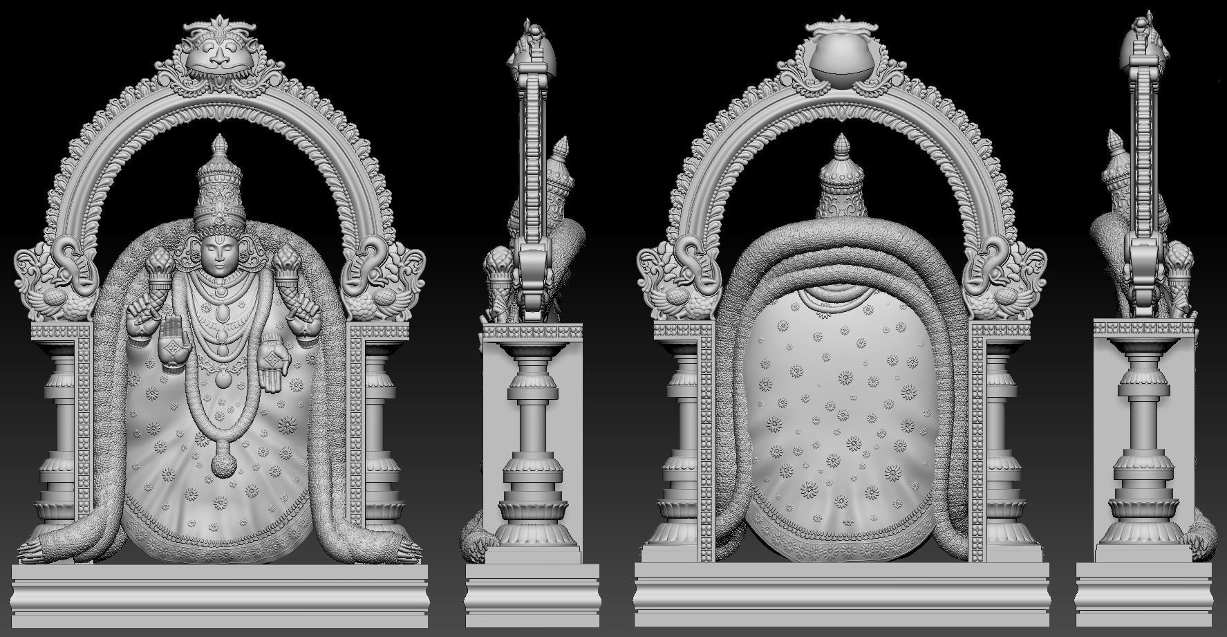 Tirupati Balaji 3D print model_1