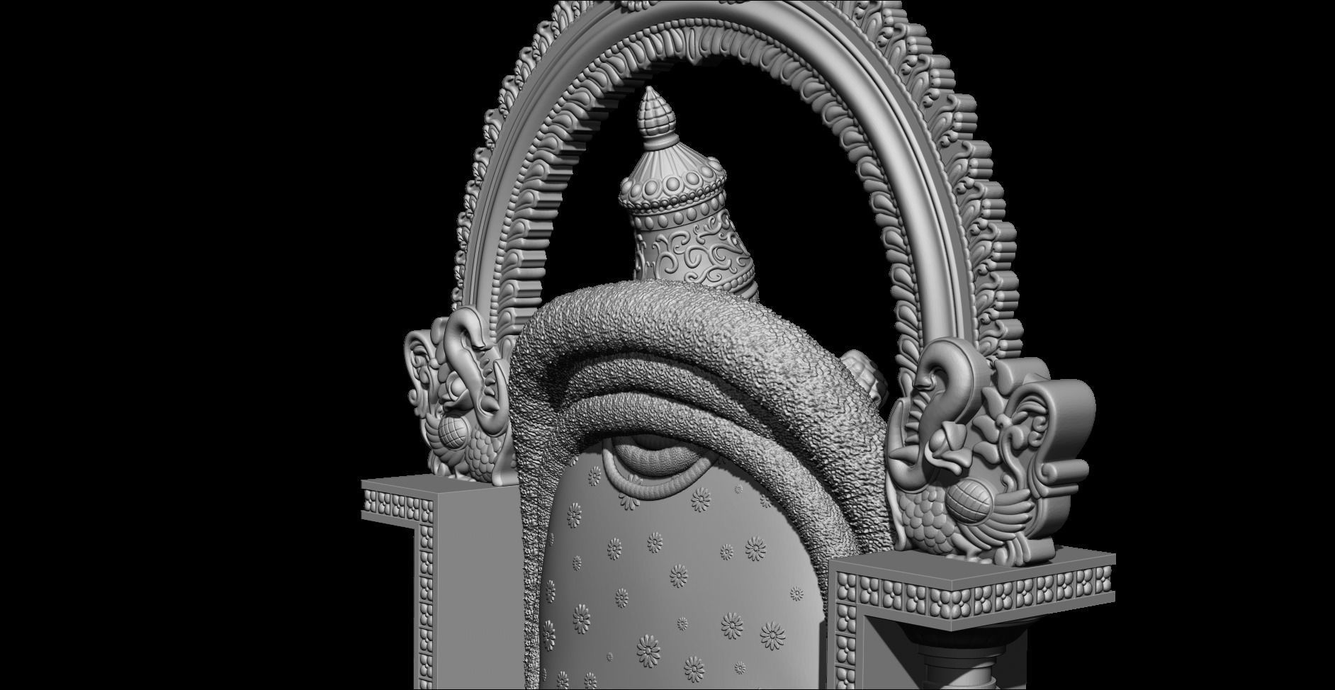 Tirupati Balaji 3D print model_5