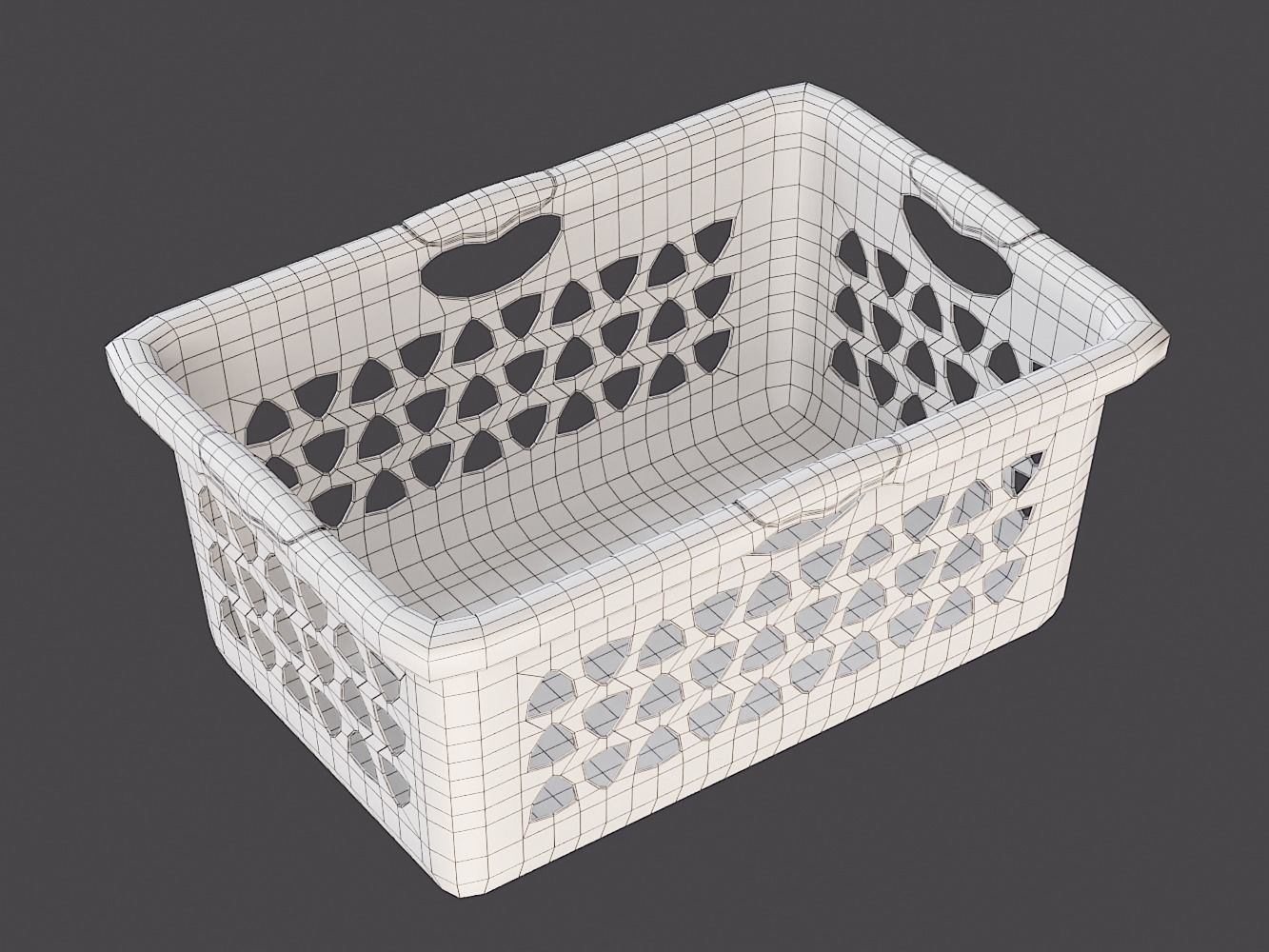 Laundry Basket 01 3D model_6