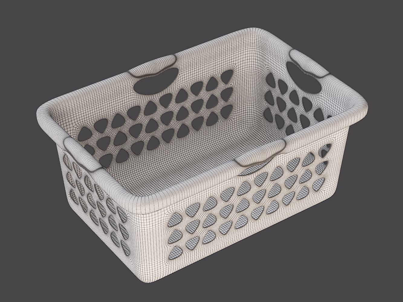 Laundry Basket 01 3D model_7