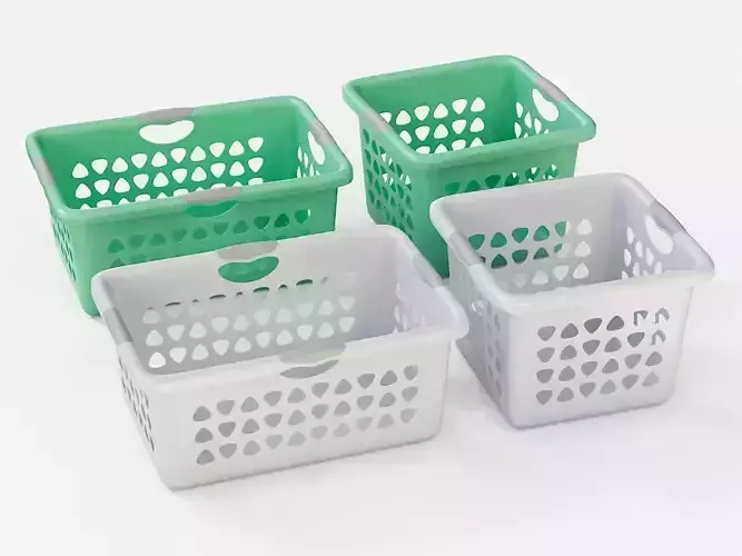 Laundry Baskets 3D Model Collection