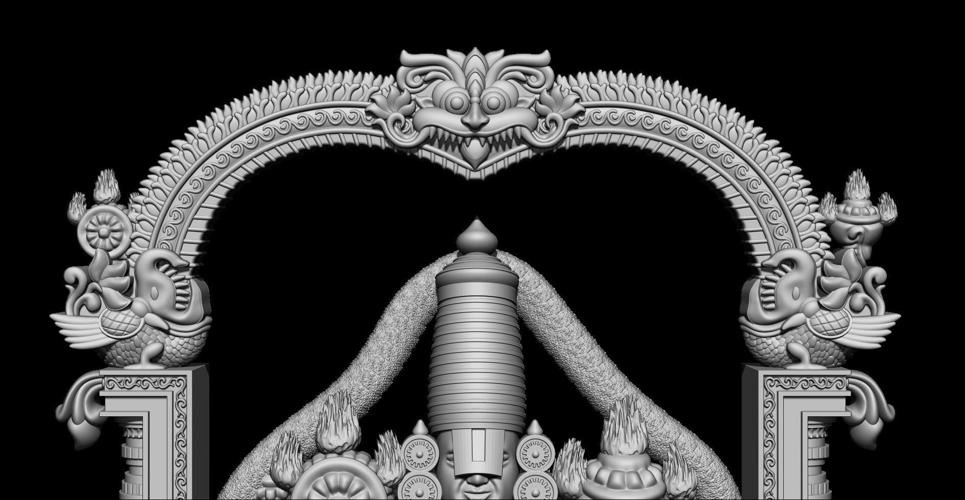 LordSriVenkateswara statue of indian god 3D print model_3