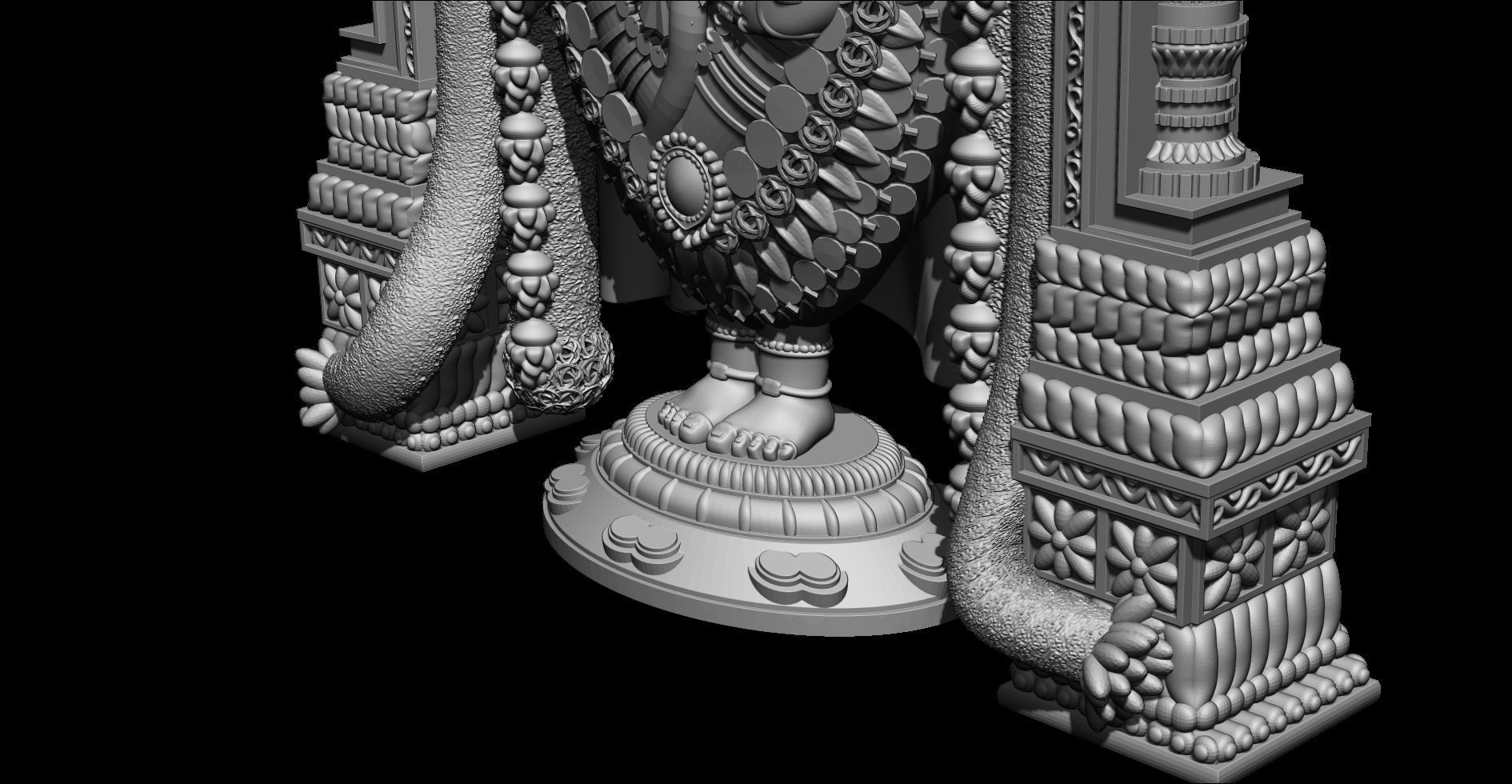 LordSriVenkateswara statue of indian god 3D print model_4