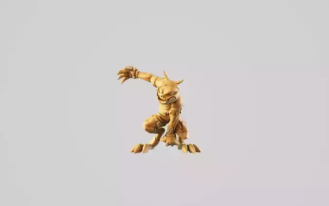 Gargoyle 3 fortnite demons and monsters 3D print model