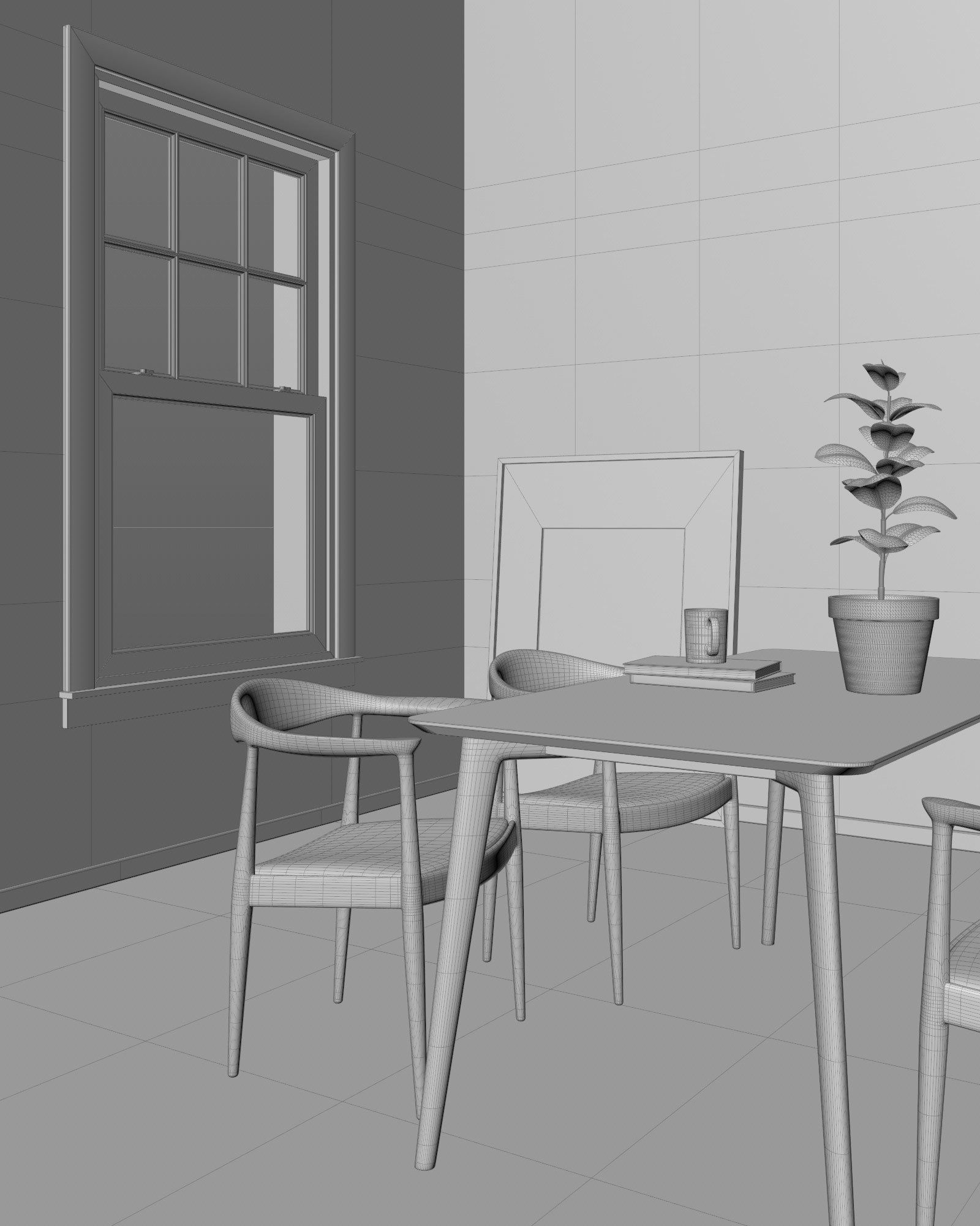 Simple room 3D model_14