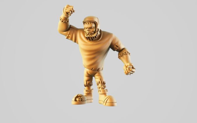 Frankenstein 1 gold figurine 3D print model