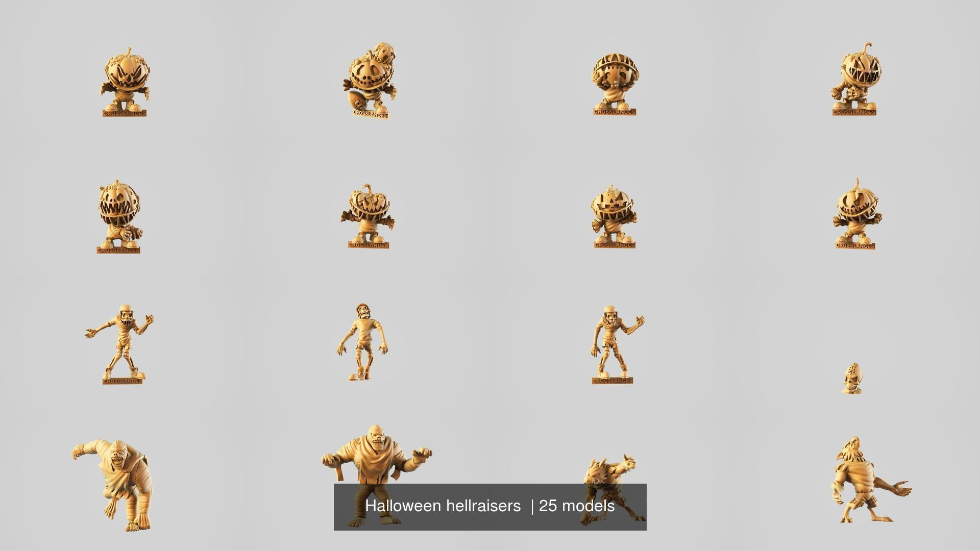Halloween hellraisers  3D Model Collection_6
