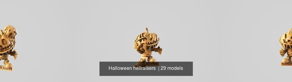 Halloween hellraisers  3D Model Collection_2