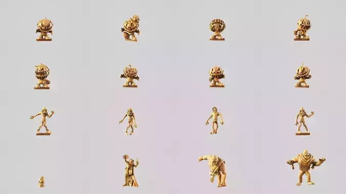 Halloween hellraisers  3D Model Collection