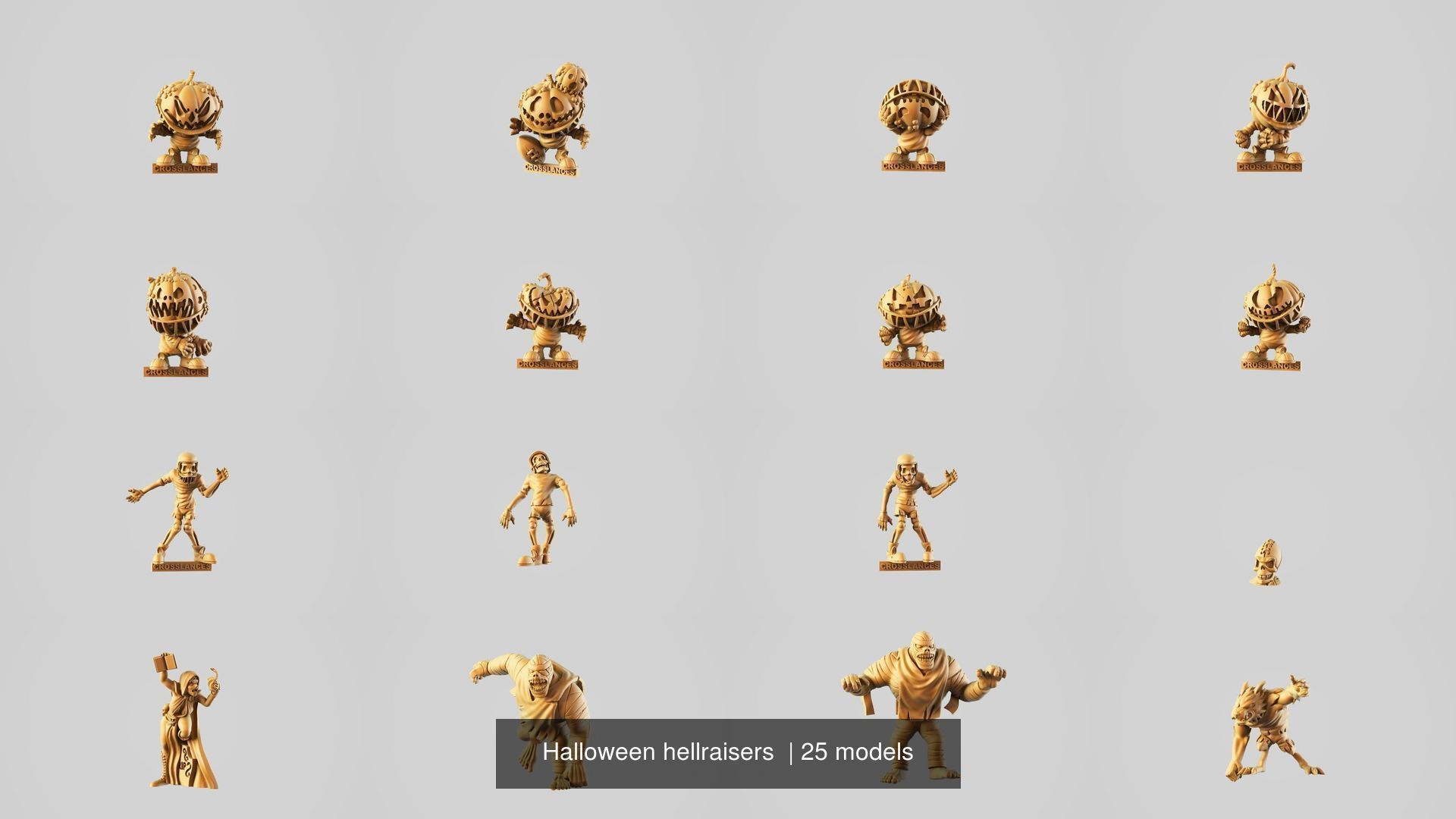 Halloween hellraisers  3D Model Collection_5