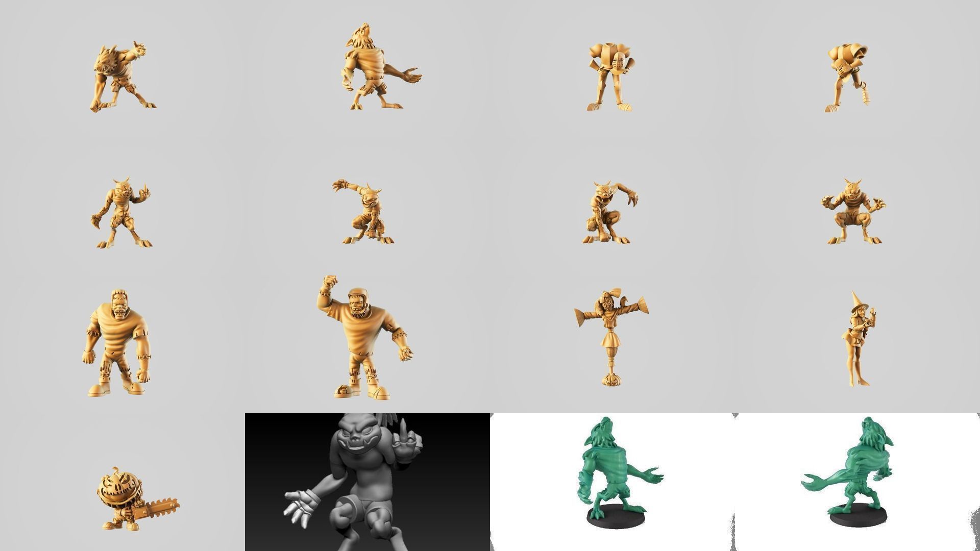 Halloween hellraisers  3D Model Collection_16