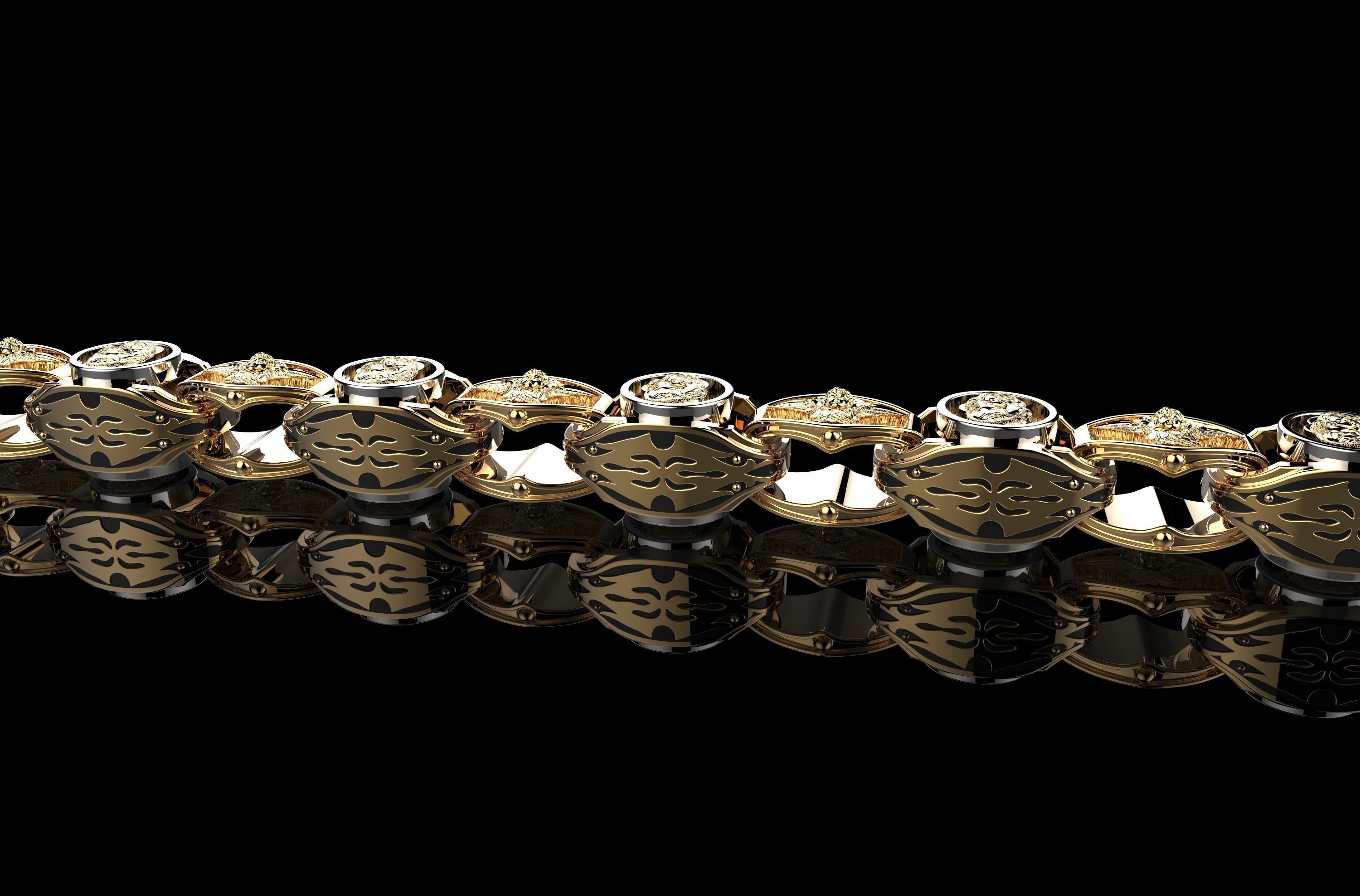 Gold Necklaces 3D print 3D print model_6