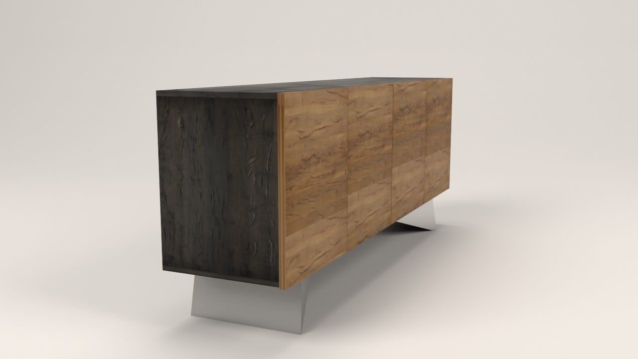 Niramit sideboard Low-poly 3D model_17