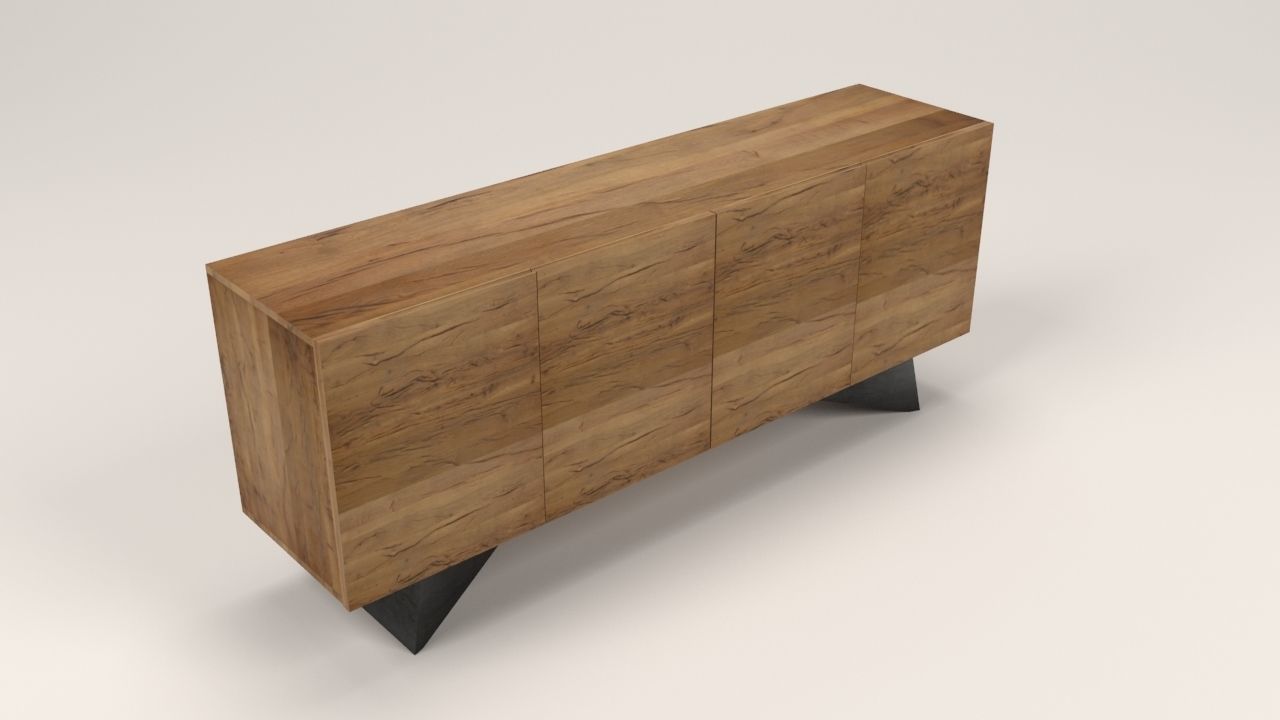 Niramit sideboard Low-poly 3D model_4