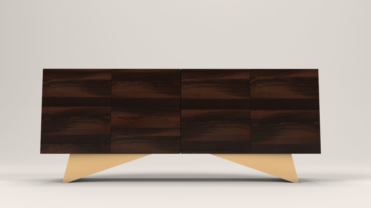 Niramit sideboard Low-poly 3D model_6