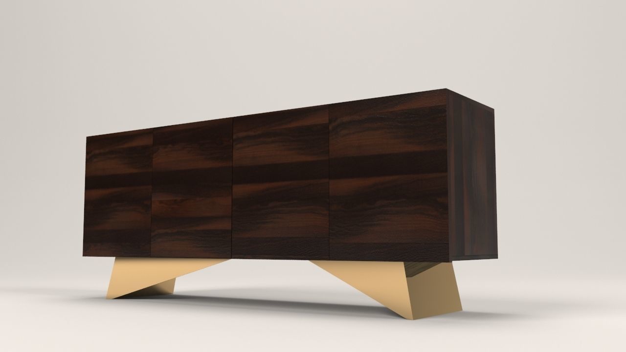 Niramit sideboard Low-poly 3D model_7