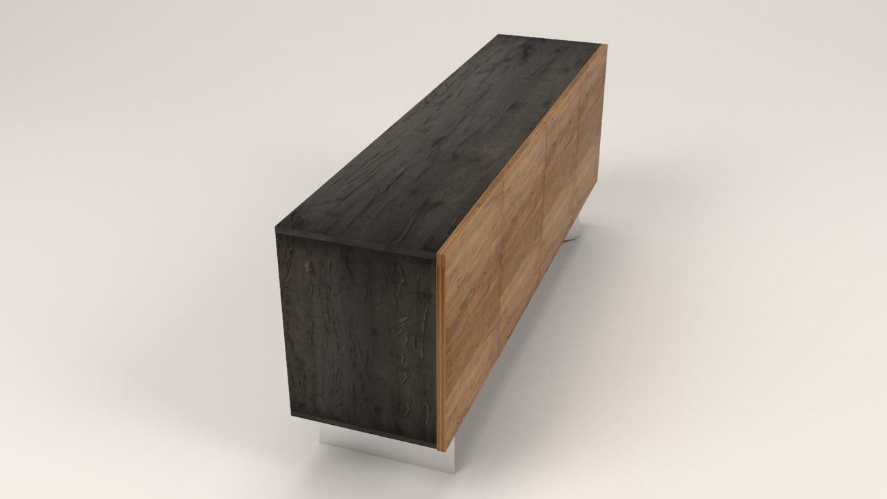 Niramit sideboard Low-poly 3D model_15