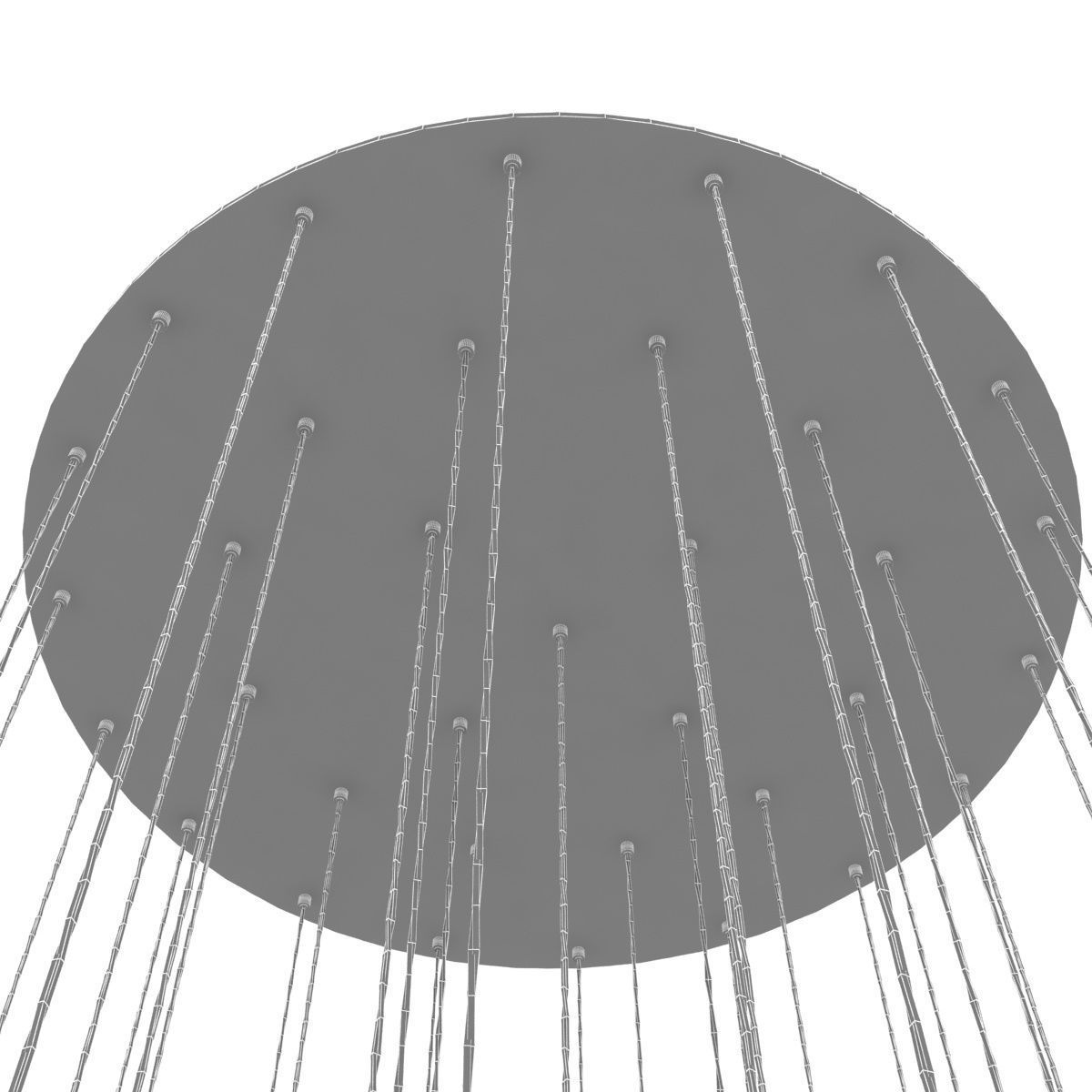 Catellani and smith gold moon chandelier  3D model_7