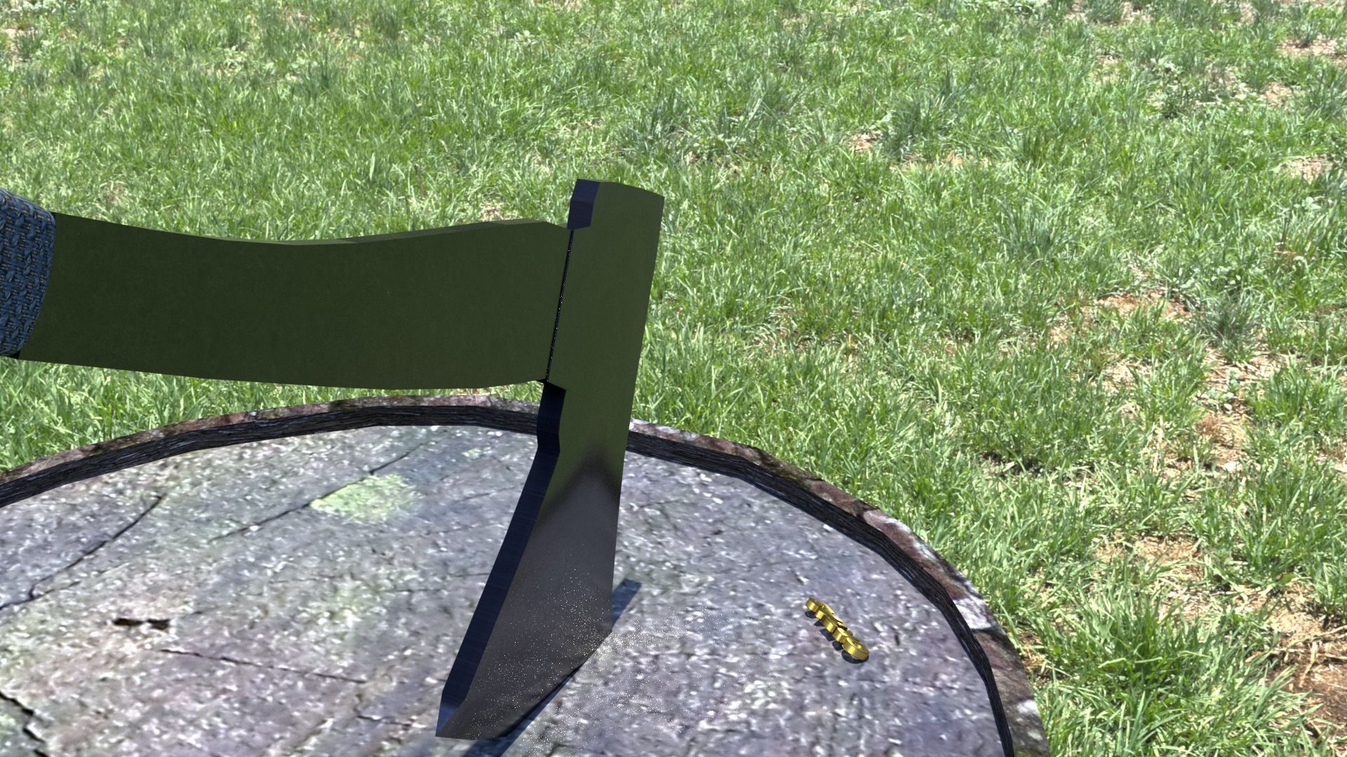 ORTAS AXE NO 16 TACTICAL AXE WITH FABRIC HANDLE 3D model_14