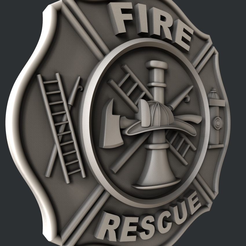 3d STL models for CNC fire rescue 3D model_1
