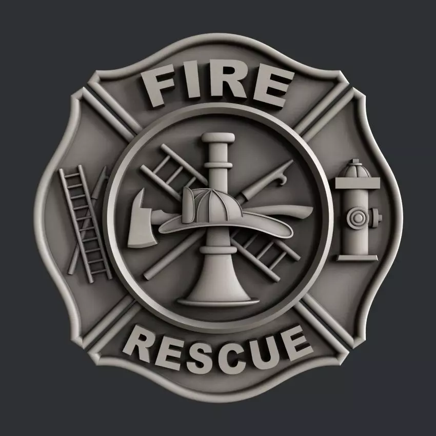 3d STL models for CNC fire rescue 3D model_0